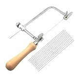 Juweliersäge, Schmucksäge Metallsäge Bogensäge, Verstellbare Laubsäge...