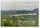 Vue Du Lac Chambon En Auvergne L'été Kühlschrankmagnet