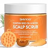 Kopfhautpeeling Kürbiskernöl und Biotin für Haarwachstum, zu Schuppen...