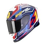 E-BIKERS HELM SCORPION EXO-R1 EVO AIR COUP Blau-Rot-Gelb Größe M