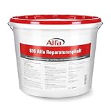 1x 25 kg Alfa Reparaturasphalt Profi-Qualität Kaltasphalt Körnung 0 bis 5...