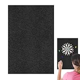Dart-Wandschutz – Faltbare Dart-Abdeckung | Große schwarze Hintergrund-...