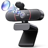 EMEET 4K Webcam für PC, C960 4K UHD Webcam mit Objektivabdeckung & Dual...