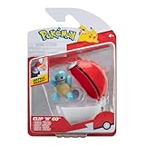 Pokémon PKW3636 - Clip'n'Go Poké Ball - Schiggy & Pokéball, offizieller...