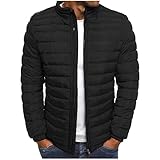 Steppjacke Herren Winter Daunenjacke Dicke Thermo Jacket Schwergewicht...
