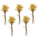 ULTECHNOVO 5Stücke Gypsophila Blumenstrauß Getrocknete Blumen DIY...