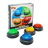 Gelabur Set von 4-Buzzern für Trivia-Spiele, Antwort-Buzzer für...