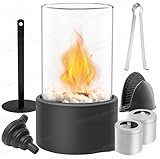 Tischkamin, Indoor-Tischkamin mit 2 Brennkammern, Bioethanol-Kamin,...