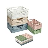 RHBHY Klappkiste Klein Klappboxen Faltbar Enthalten 3stk Großer Klappkorb...