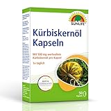 SUNLIFE Kürbiskernöl Kapseln - 1 x 50 Stück - Kapseln mit 500mg...