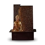 Zen'Light - Zimmerbrunnen Buddha Jati abnehmbar mit gelbem LED-Band -...