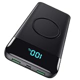 Wireless Powerbank Schnellladen 26800mAh, Power Bank 25W PD3.0+QC4.0, 15W...