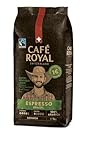 Café Royal Brasil Espresso Ganze Kaffeebohnen 1kg - 4/5 Intensität -...