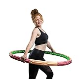 hoopomania Titan Hoop [3,1 kg] Hula Hoop Reifen schwer für Erwachsene...