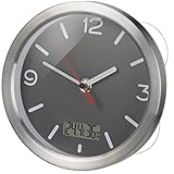 Bresser 8020116 Wanduhr Mytime Thermo-/Hygro Funk Baduhr mit Thermometer...