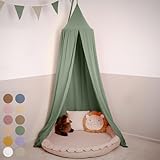 lilimaus Baldachin Kinderzimmer [in 12 Farben] - Betthimmel aus 100%...