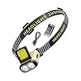 Generisch Kopflampen LED Wiederaufladbar,USB-Lampe für die Stirn -...
