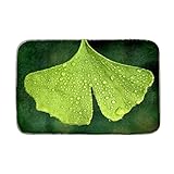 ginko leave Kunstfell Teppich Wohnzimmer Flauschiger Waschbarer Teppich...