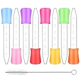 8 Stück Pipette 5ml Pipetten Plastik Dropper Pipette Kinder Transparente...