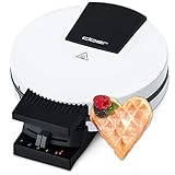 Cloer 120 Waffeleisen für klassische Waffeln im XXL Format, Waffelgröße...