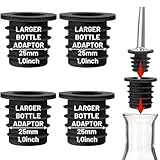 Heanvmyss 4er Pack Flaschenausgießer Adapter,konvertiert Flaschen...