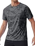 PINSPARK Sonnenschutz Shirt Herren UPF 50+ Sport Tshirts Frühling...