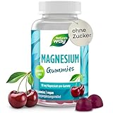 Zuckerfreie Magnesium Gummies Hochdosiert für Erwachsene & Kinder ab 7...