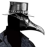 Wikay Pest Doktor Vogel Maske, Lange Nase Schnabel Steampunk Leder...