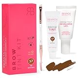 Renata Beauty 3-in-1 Augenbrauenfarbe Kit: Intensiv Braun Tönung,...