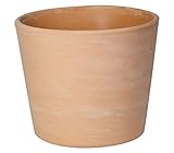 Dehner Übertopf, marmoriert, Ø 28 cm, Höhe 24 cm, Terrakotta