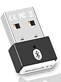 Bluetooth Adapter 5.3, USB Bluetooth Dongle 328ft/100m/s, 5.3+EDR Wireless...