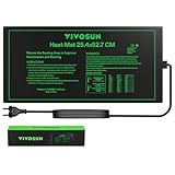 VIVOSUN Robuste, wasserdichte Setzling-Heizmatte 25,4x52,7cm, UL- und...