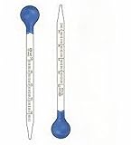 Duoleimi 2 Stück Glas Pipetten Dropper, 10ml Pipette & Tropfpipette,...