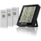 Bresser Wetterstation Funk mit Außensensor Thermometer Hygrometer Temeo...