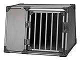 TRIXIE Hunde-Transportbox, Aluminium, L: 92 x 64 x 78 cm, grafit,...