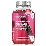 Multivitamin Gummies für Frauen - Mit Hyaluron, Nachtkerzenöl, Coenzym...