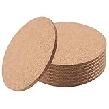 8 Stück Korkuntersetzer 3 mm Dick,10cm Untersetzer Gläser Kork...