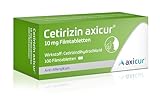 Cetirizin axicur 10 mg Filmtabletten, Linderung von Heuschnupfen und...