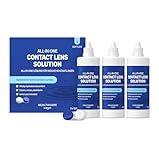 Amazon Basic Care All-In-One Lösung für weiche Kontaktlinsen, 360ml,...