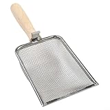 Edelstahl-Gartensieb mit Holzgriff für Kompost und Sand – 1 mm, 1,5 mm,...