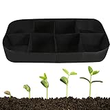 BIVITA Garten-Wachstumsbeutel - Atmungsaktives Hochbeet mit 8 Gittern |...