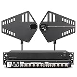 Kabelloser Mikrofon-Signalverstärker - UHF-Antennenverteiler mit 2 aktiven...