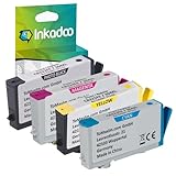 Inkadoo Tinte für HP N9J74AE / 364XL, Multipack Kompatibel PhotoSmart...