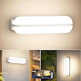 Letlit LED Wandleuchte Innen/Außen Weiß, 20W 2000LM Moderne Wandlampe Up...