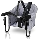 Vigevee Tischsitz Faltbar Babysitz,Baby Hochstuhl Sitzerhöhung,Baby...