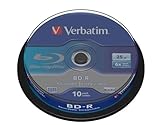 Best Price Square BLU RAY, BD-R, 6X, Spindle X10 43742 by VERBATIM
