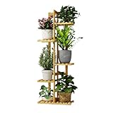 Bamworld Pflanzenständer Blumenständer Bambus Pflanzenregal Indoor...