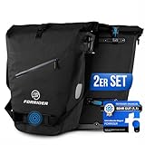 Forrider 2er Set Gepäckträgertasche Wasserdicht Fahrradtasche für...
