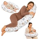 Totsy Baby Stillkissen XXL Schwangerschaftskissen 190 cm - Pregnancy Pillow...