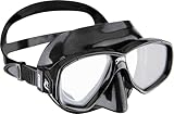 CRESSI Perla Mask Black/Black - Einzelne Maske zum Tauchen und Schnorcheln,...